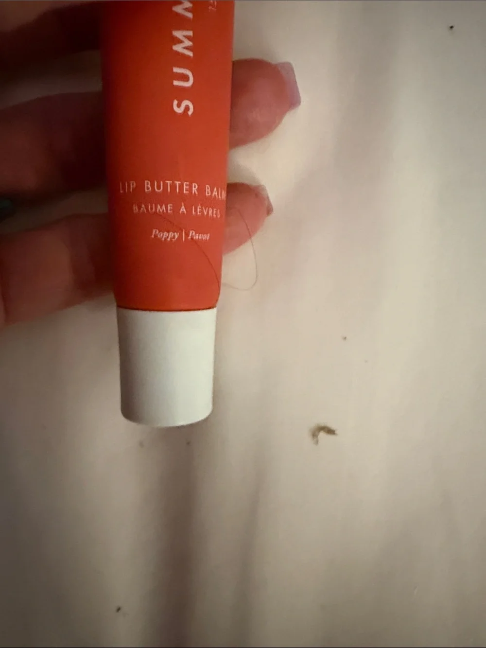 Summer Fridays Lip + Cheek Balm — Vivid Orange Tube